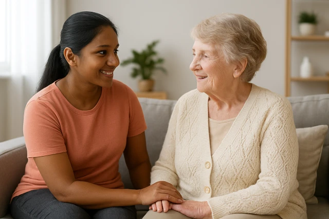 מטפלת זרה בקשישה